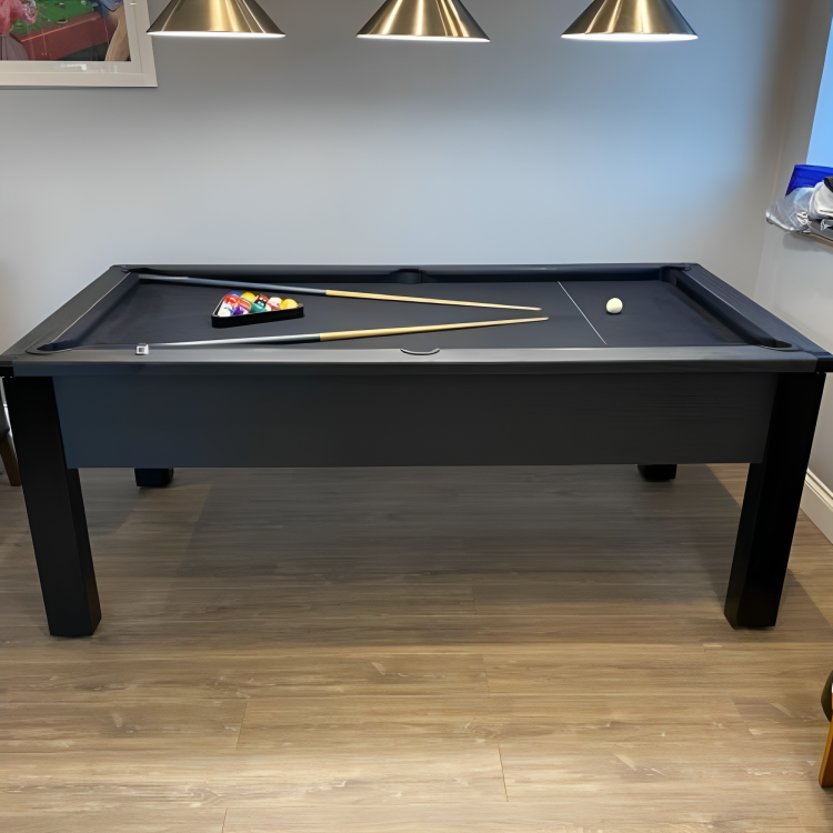 FMF | Spirit Tournament Slate Bed Pool Table | Stealth Black