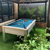 FMF | Spirit Outdoor Slate Bed Pool Table | Chromix Silver