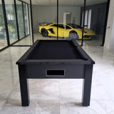 FMF | Spirit Tournament Slate Bed Pool Table | Stealth Black