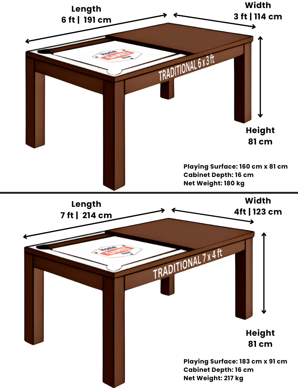 Traditional Slate Bed Pool Dining Table | Oak