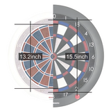 Granboard 132 - Professional Electronic Soft Tip Dartboard | White