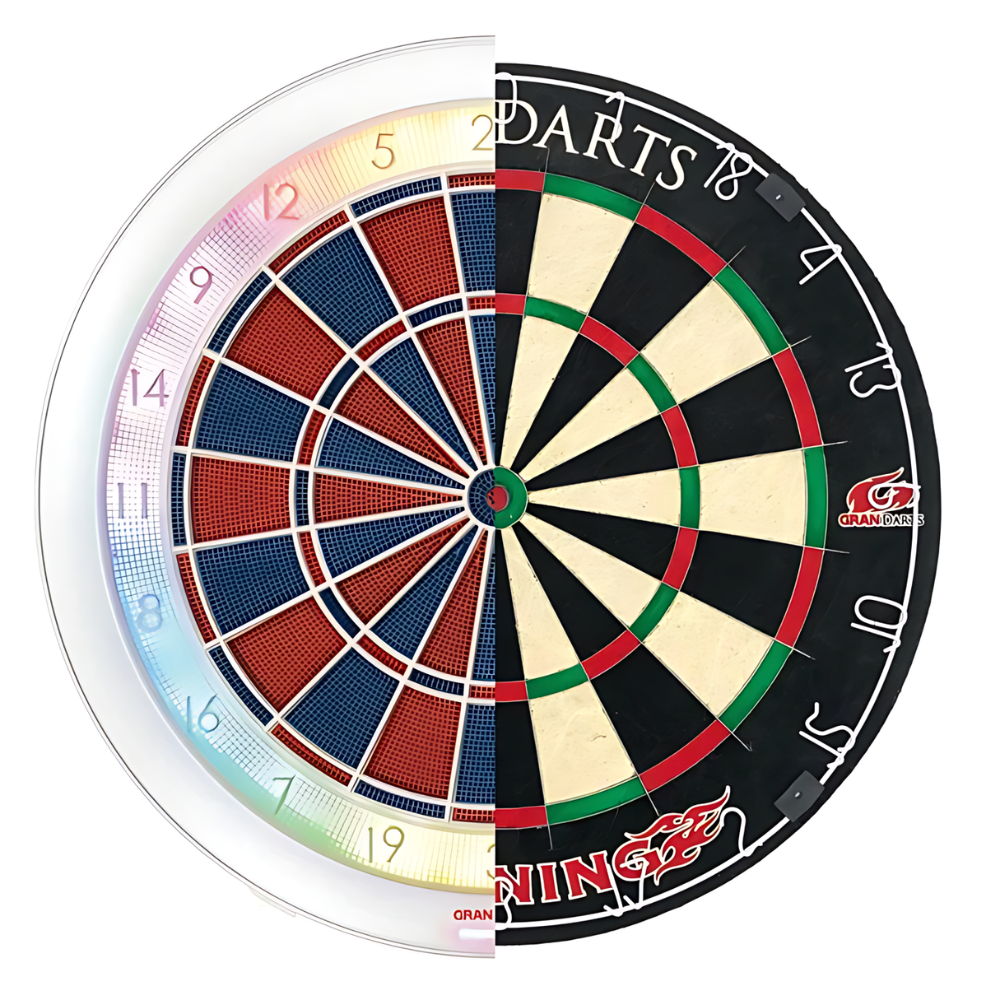 Granboard 132 - Professional Electronic Soft Tip Dartboard | White