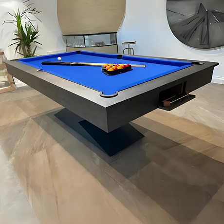 Lightning Slate Bed Pool Dining Table | Monaco Grey
