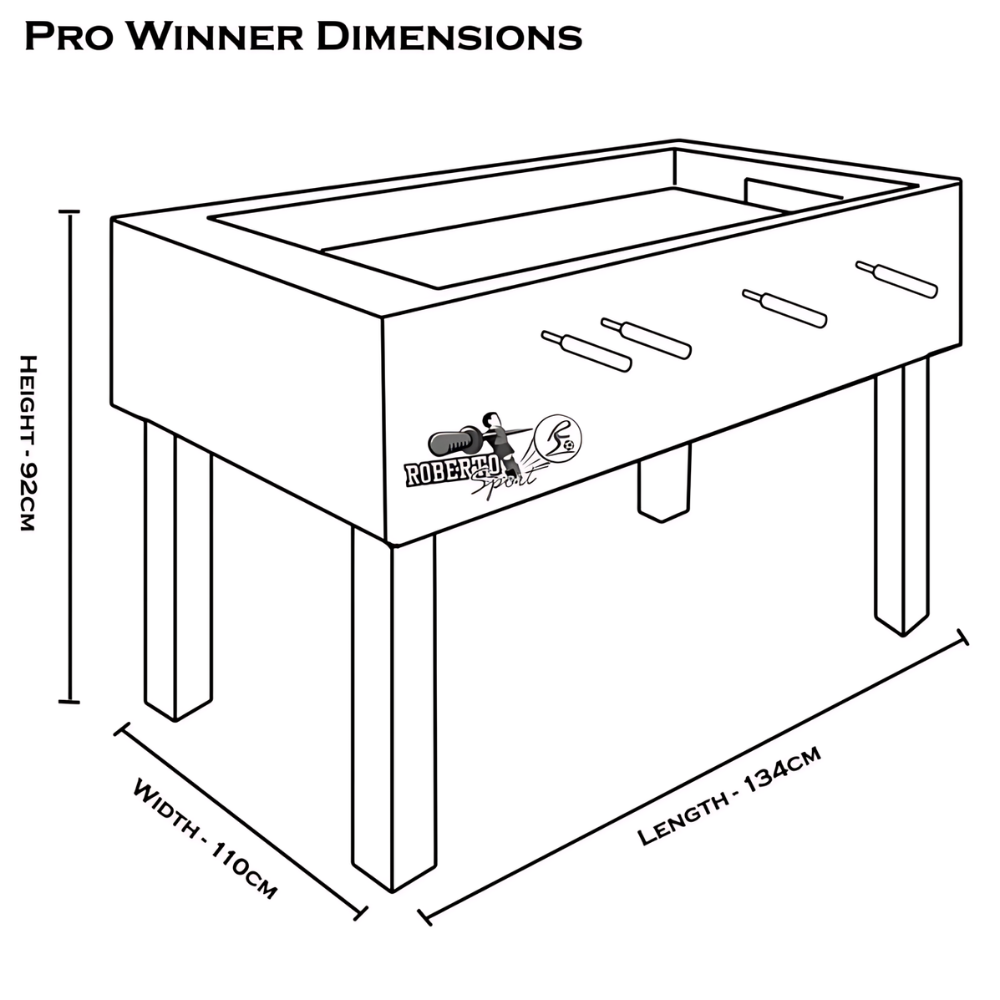 Roberto Sport Pro Winner Football Table