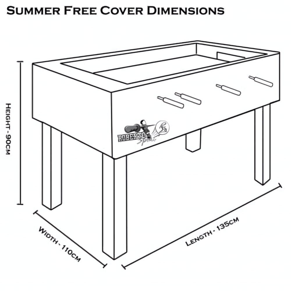 Roberto Sport Summer Free Football Table with Glass Cover