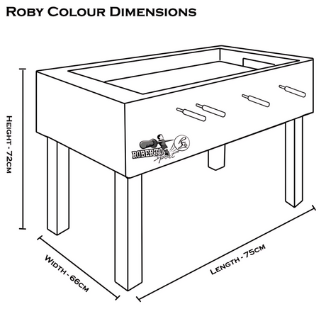 Roberto Sports Roby Colour Football Table