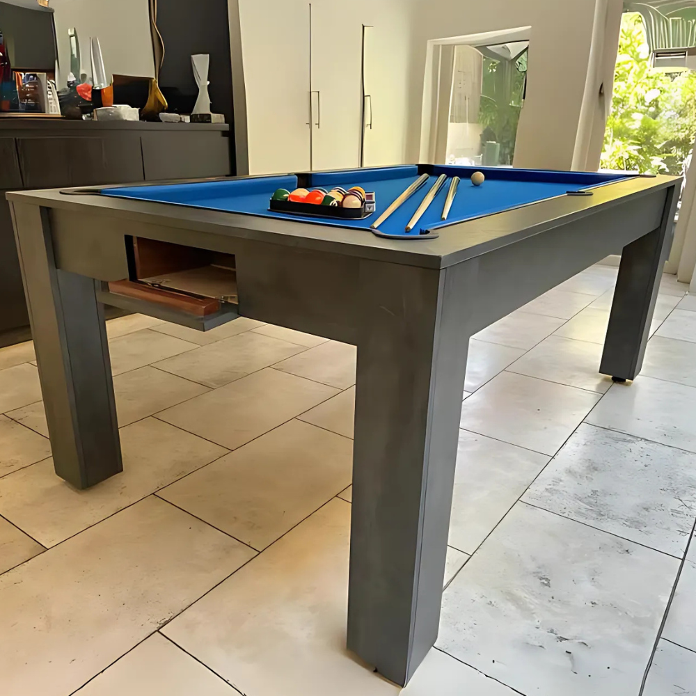 Rosetta Slate Bed Pool Dining Table | Monaco Grey