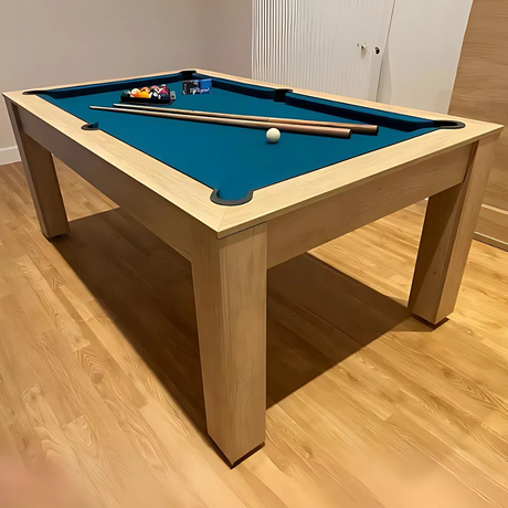 Rosetta Slate Bed Pool Dining Table | Nebraska Oak