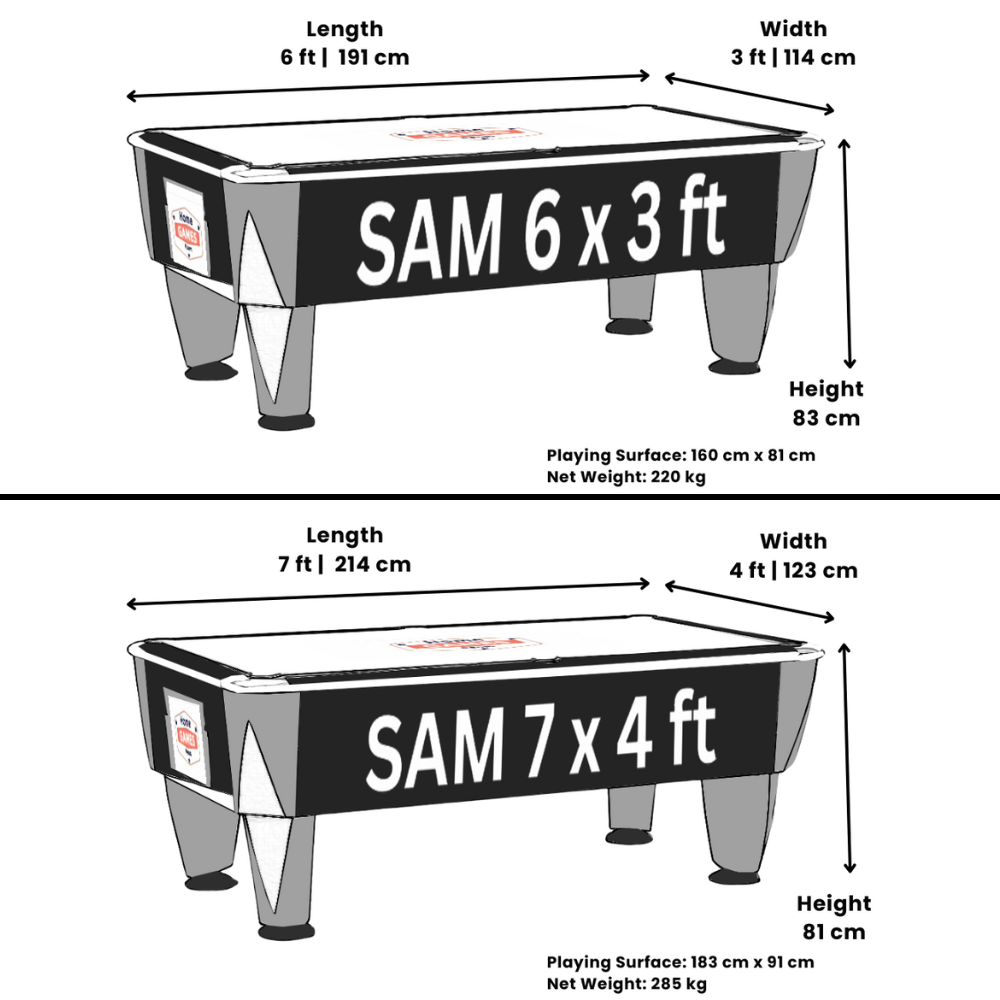 Sam Atlantic Slate Bed Pool Table | Matt White