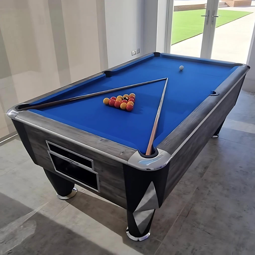 Sam Atlantic Slate Bed Pool Table | Blue Oak