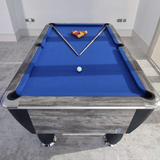 Sam Atlantic Slate Bed Pool Table | Blue Oak