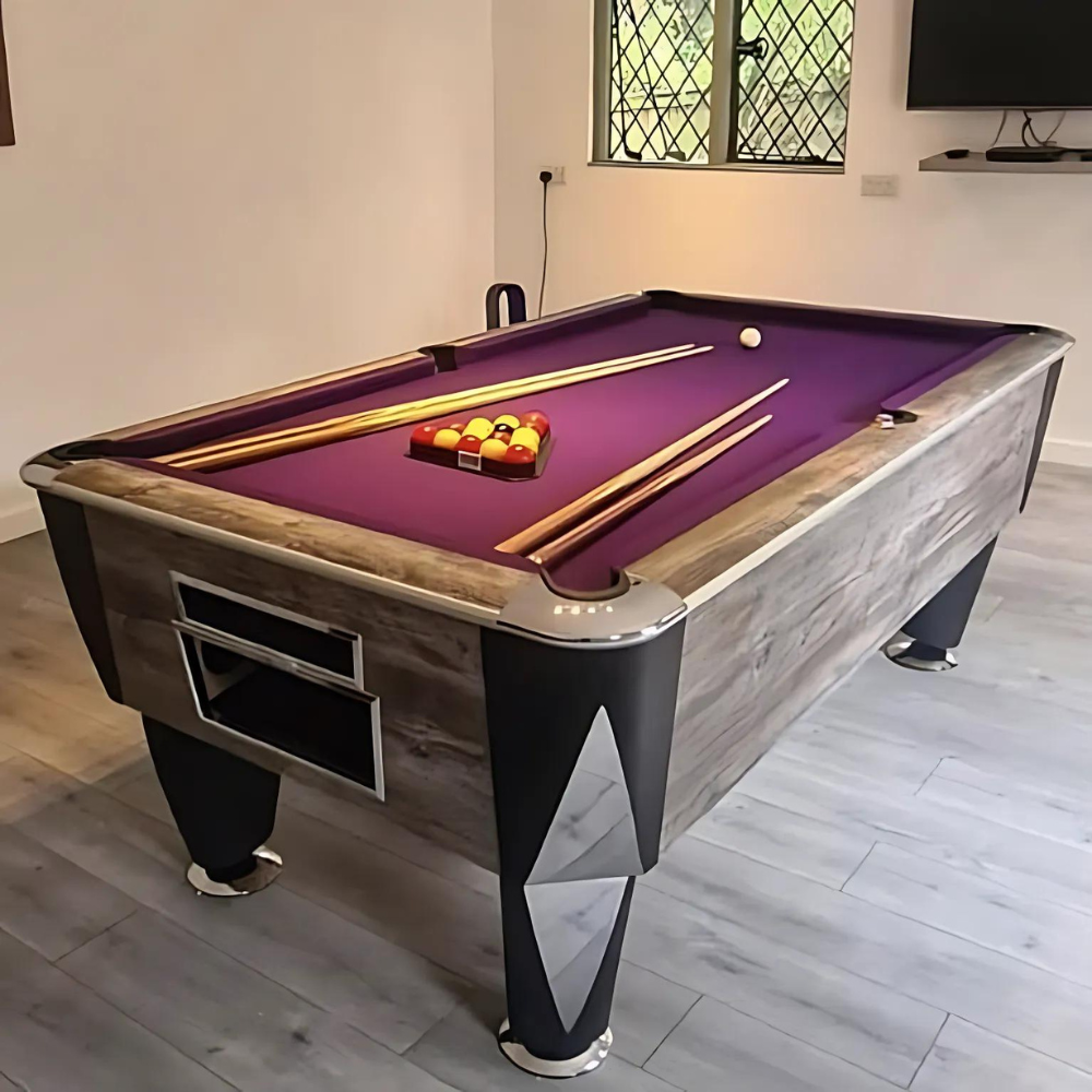 Sam Atlantic Slate Bed Pool Table | Blue Oak