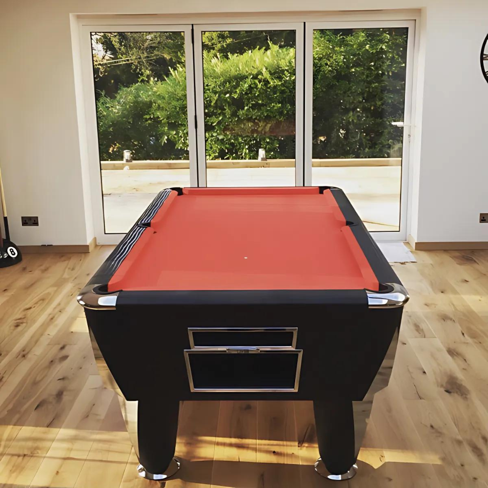 Sam Atlantic Slate Bed Pool Table | Charcoal