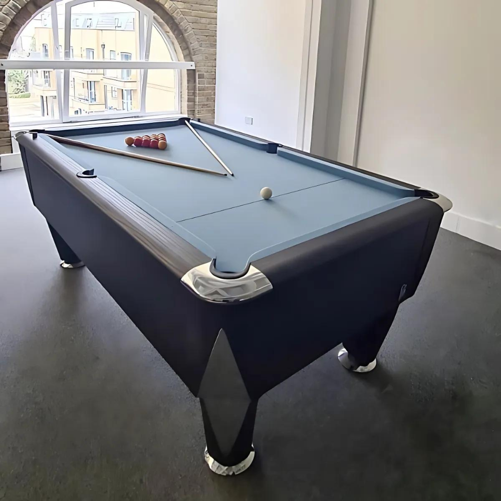 Sam Atlantic Slate Bed Pool Table | Charcoal