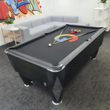 Sam Atlantic Slate Bed Pool Table | Charcoal