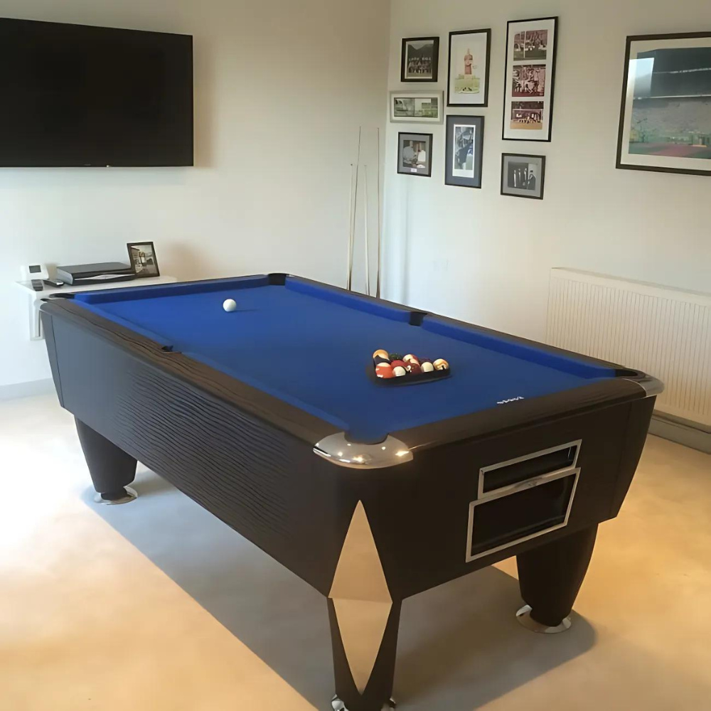 Sam Atlantic Slate Bed Pool Table | Charcoal