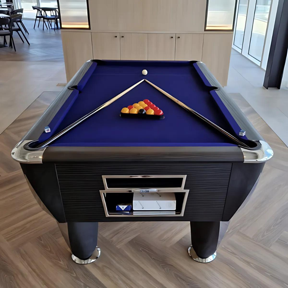 Sam Atlantic Slate Bed Pool Table | Charcoal