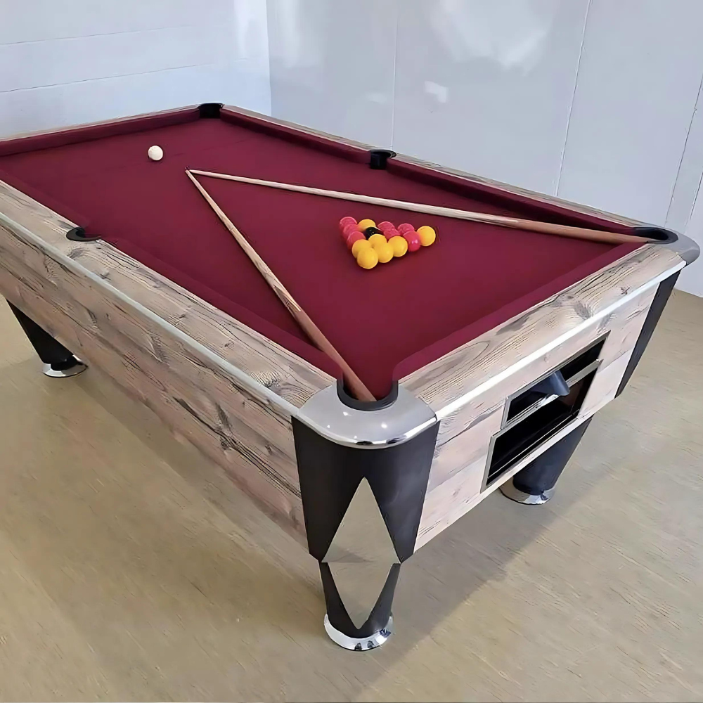 Sam Atlantic Slate Bed Pool Table | Country Oak