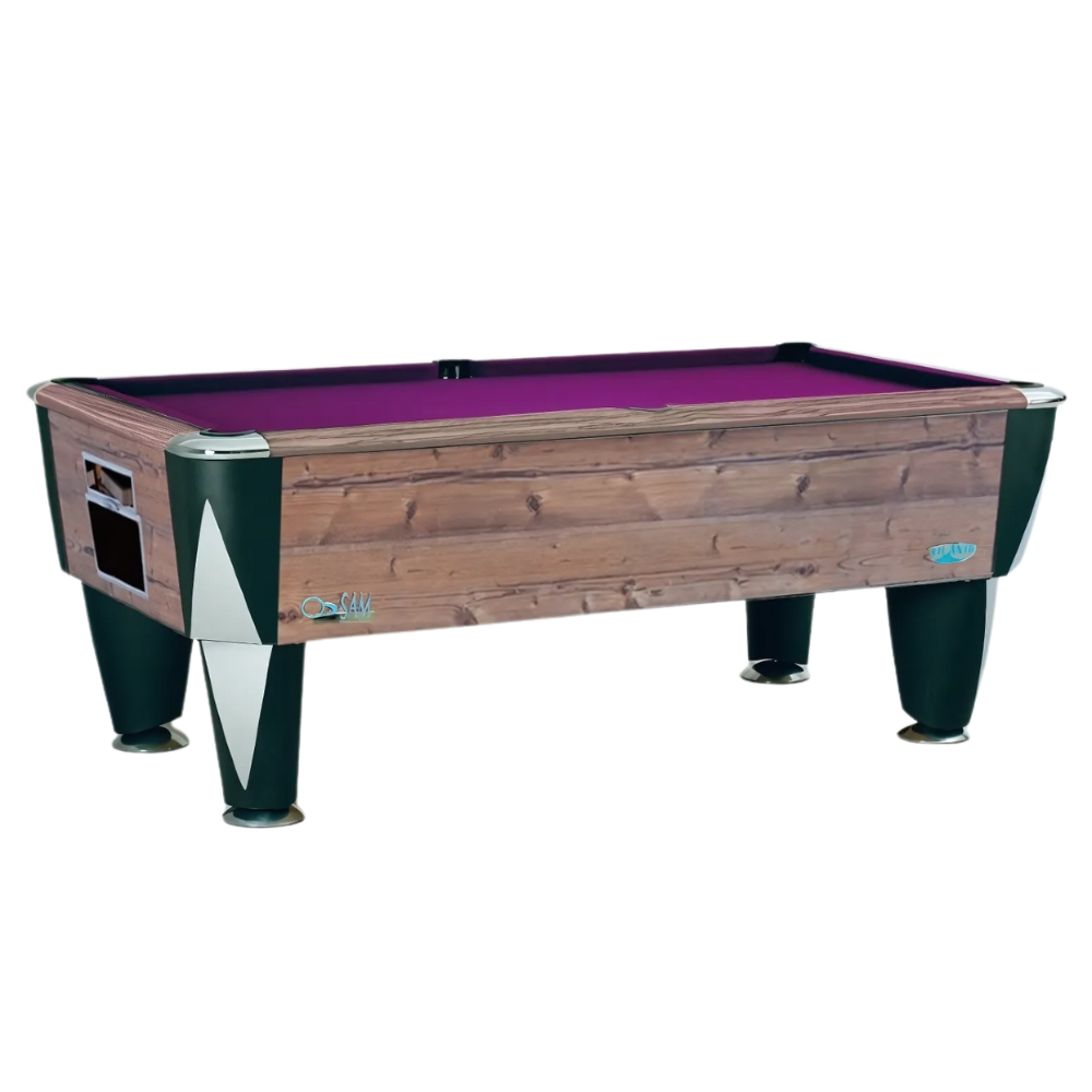 Sam Atlantic Slate Bed Pool Table | Country Oak