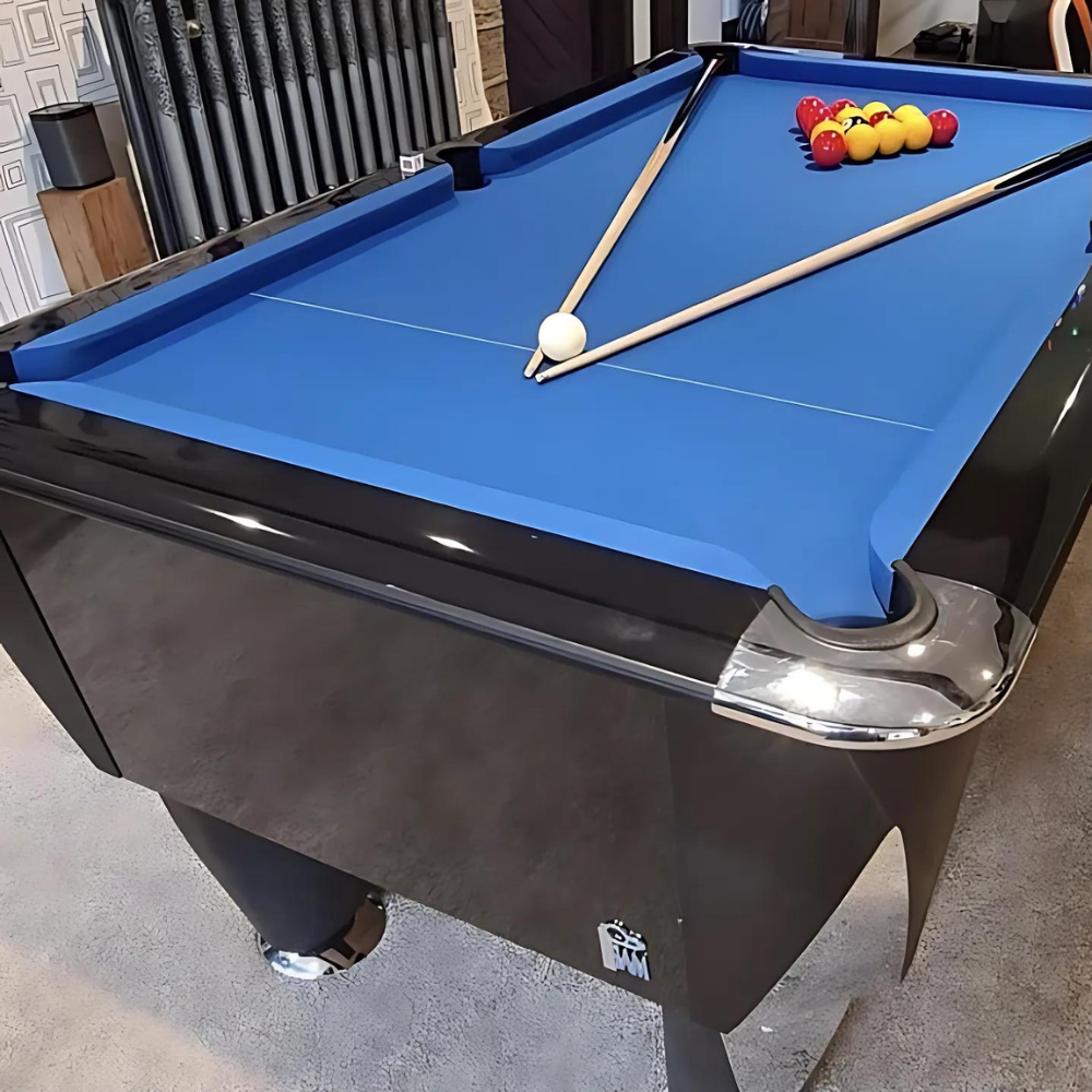 Sam Atlantic Slate Bed Pool Table | Gloss Black