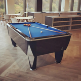 Sam Atlantic Slate Bed Pool Table | Gloss Black