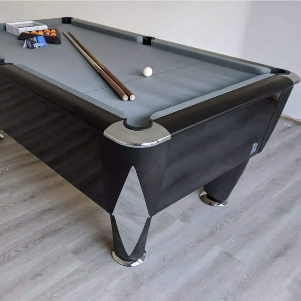 Sam Atlantic Slate Bed Pool Table | Gloss Black