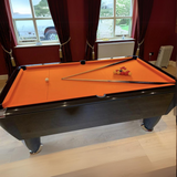 Sam Atlantic Slate Bed Pool Table | Gloss Black