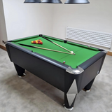 Sam Atlantic Slate Bed Pool Table | Matt Black