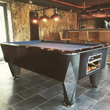 Sam Atlantic Slate Bed Pool Table | Matt Black