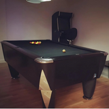 Sam Atlantic Slate Bed Pool Table | Matt Black