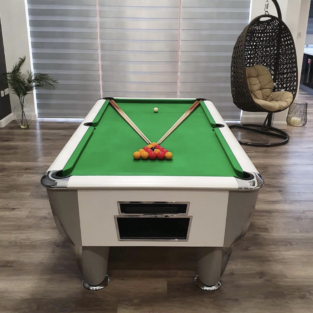 Sam Atlantic Slate Bed Pool Table | Matt White