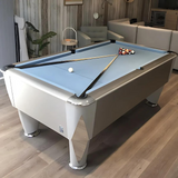 Sam Atlantic Slate Bed Pool Table | Silver