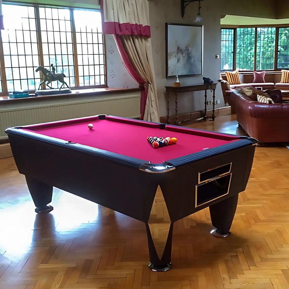 Sam Atlantic Slate Bed Pool Table | Charcoal