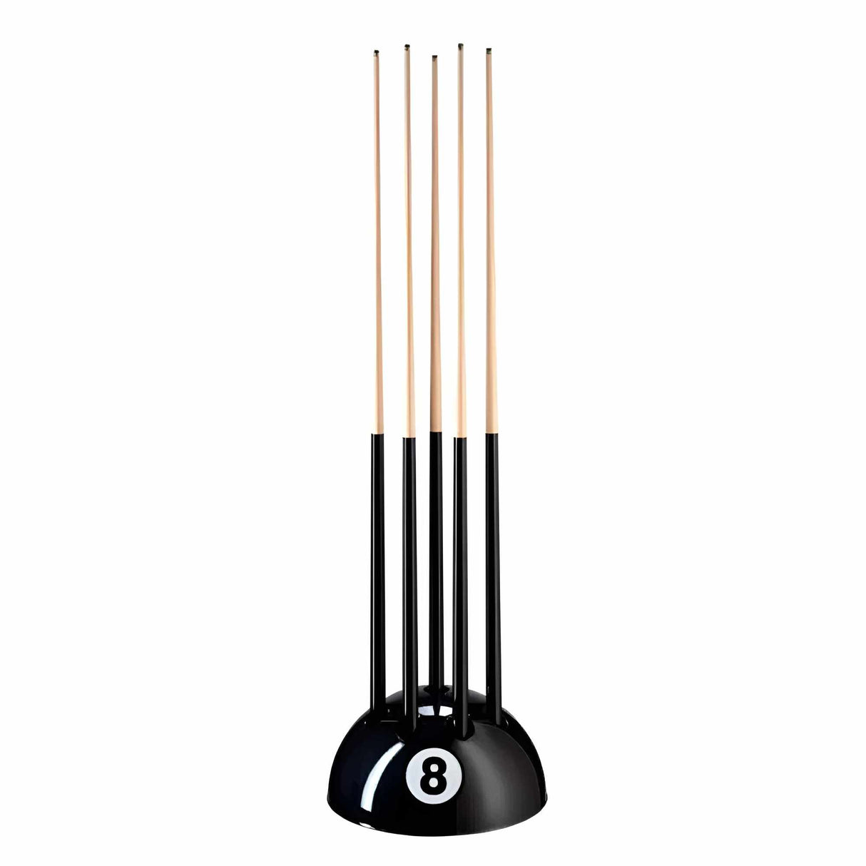 Stunning Black 8 Ball Cue Stand & Rack for 9 Cues