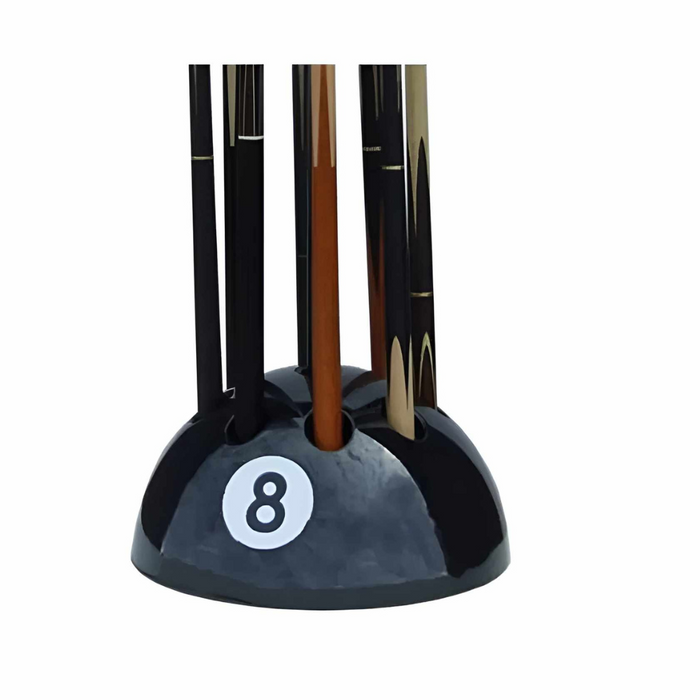 Stunning Black 8 Ball Cue Stand & Rack for 9 Cues