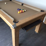 Gatley Traditional Pool Dining Table | Oak | Elite Pro Camel Cloth