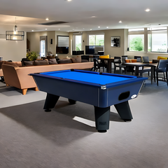 Cry Wolf Indoor Pool Table | Midnight Blue| Smart Royal Blue Cloth