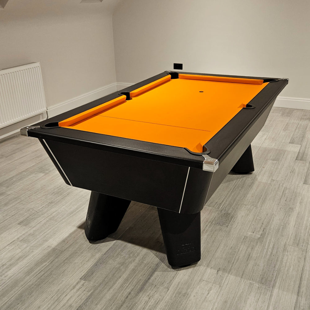 Cry Wolf Slate Bed Indoor Pool Table - Black - 6ft & 7ft