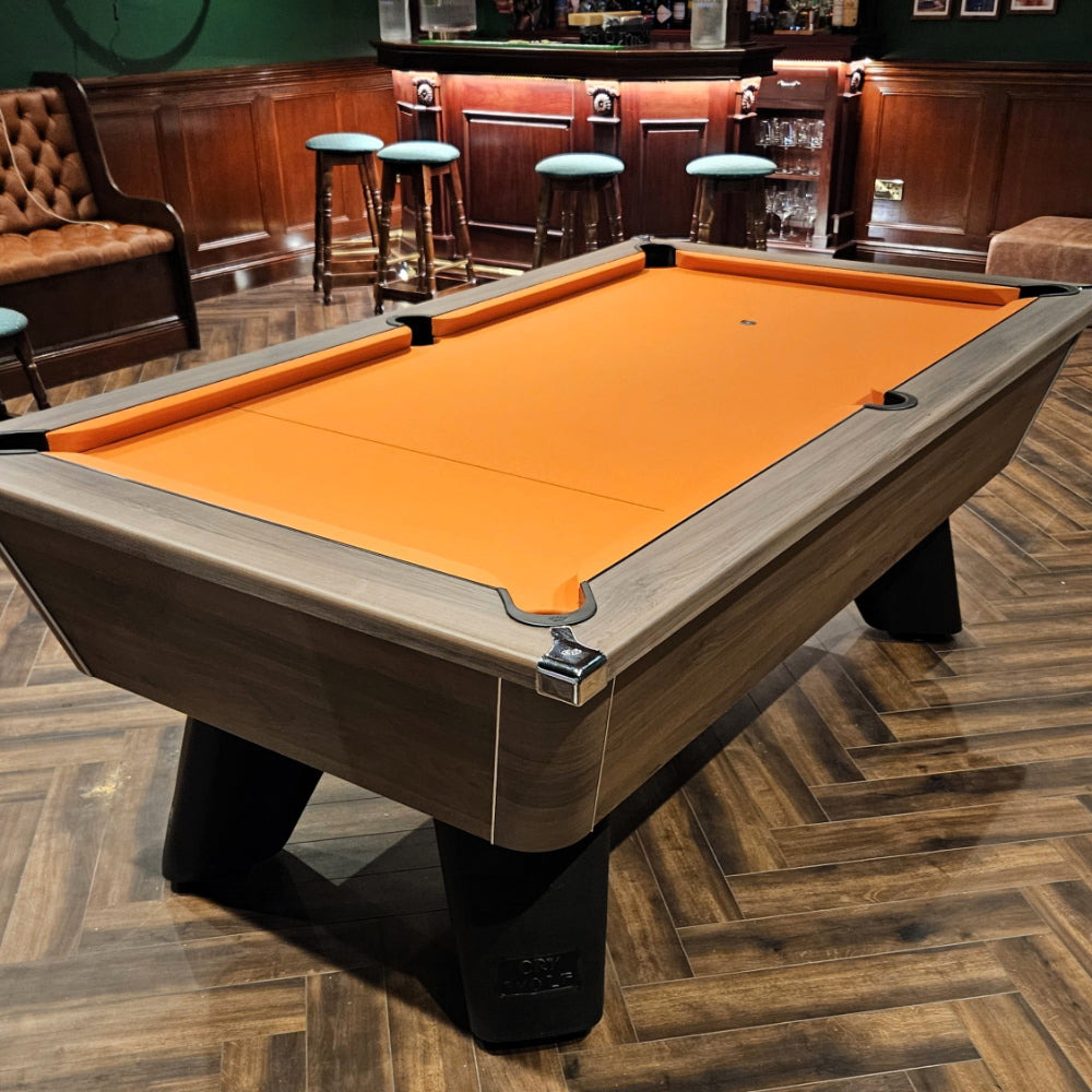 Cry Wolf Slate Bed Indoor Pool Table - Dark Walnut - 6ft & 7ft