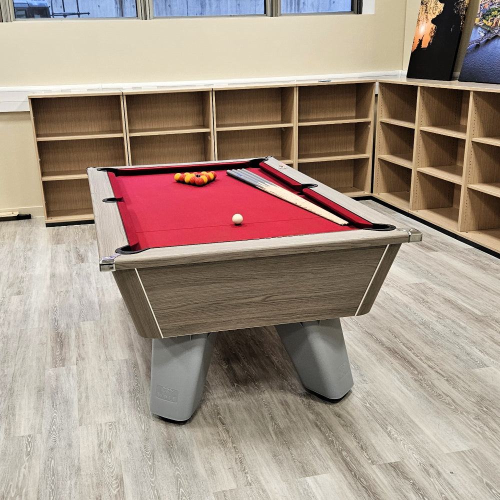 Cry Wolf Slate Bed Indoor Pool Table - Driftwood - 6ft & 7ft