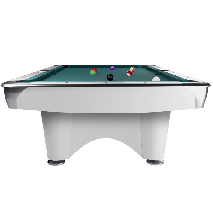 Dynamic III American Slate Bed Pool Table White - 8ft & 9ft