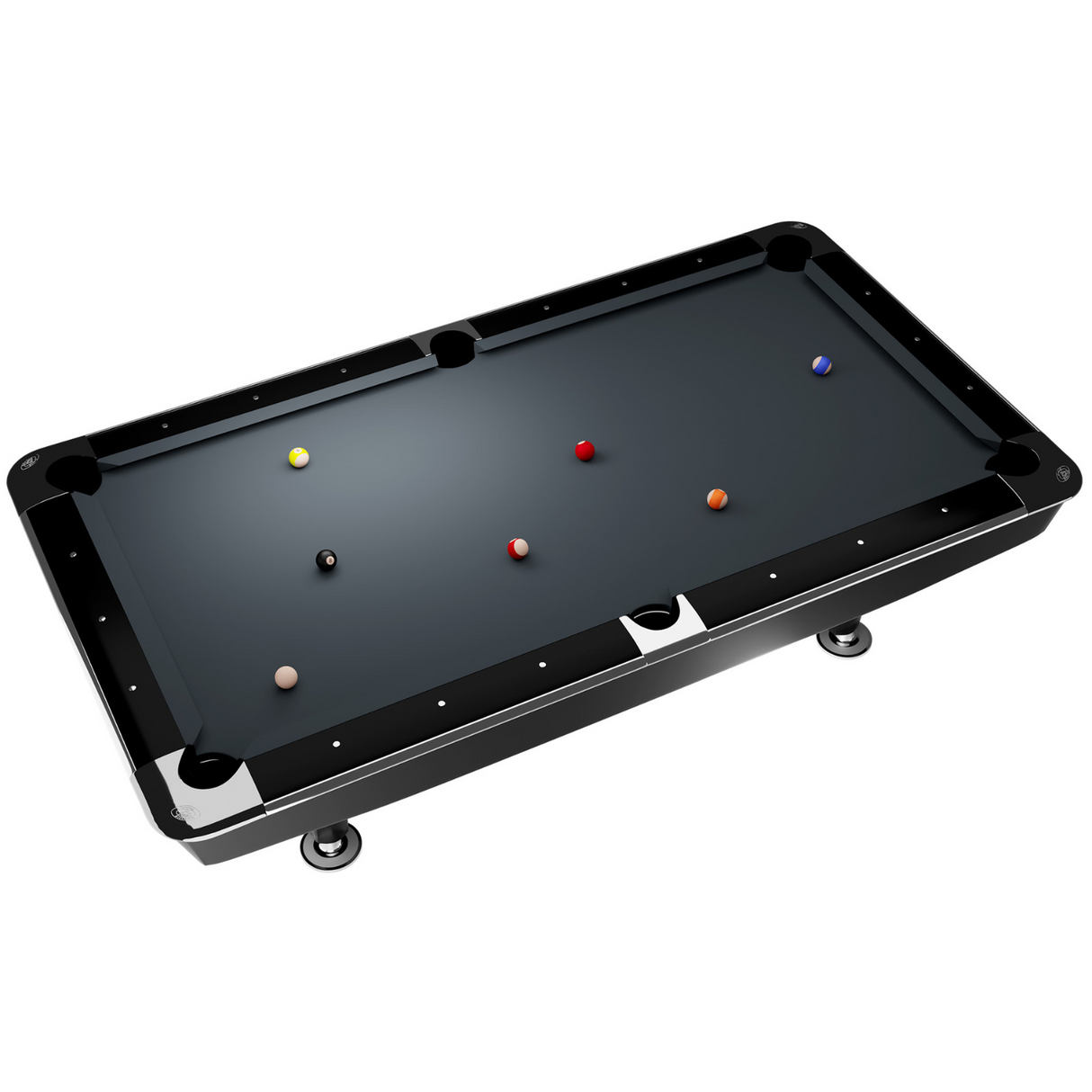 Dynamic II American Slate Bed Pool Table Black - 7ft & 9ft