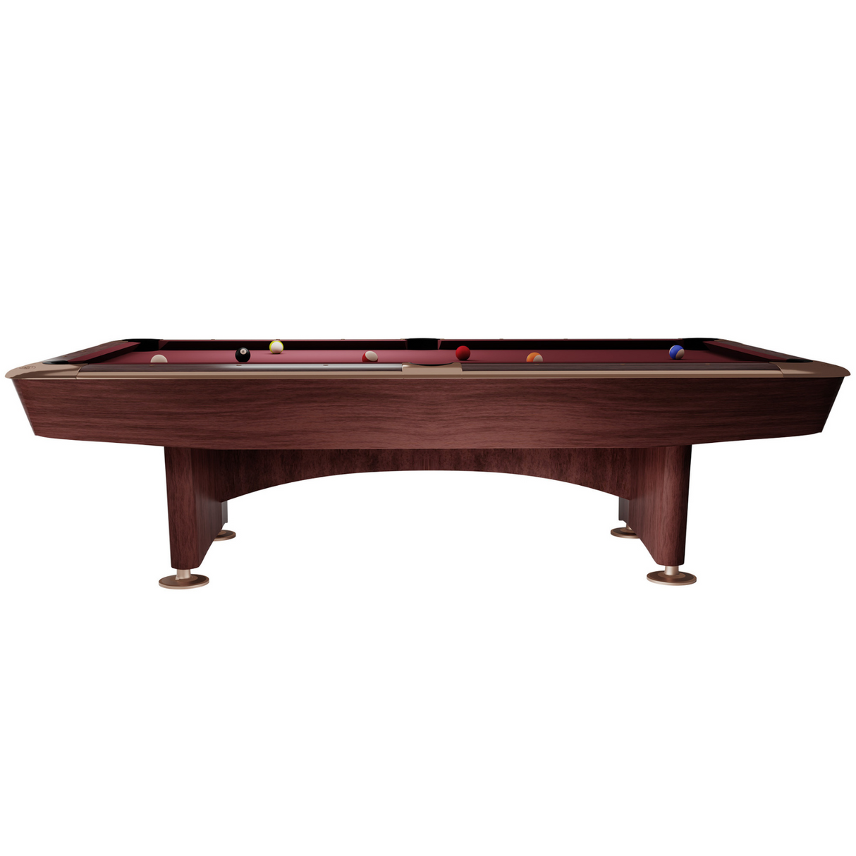 Dynamic II American Slate Bed Pool Table Brown - 9ft