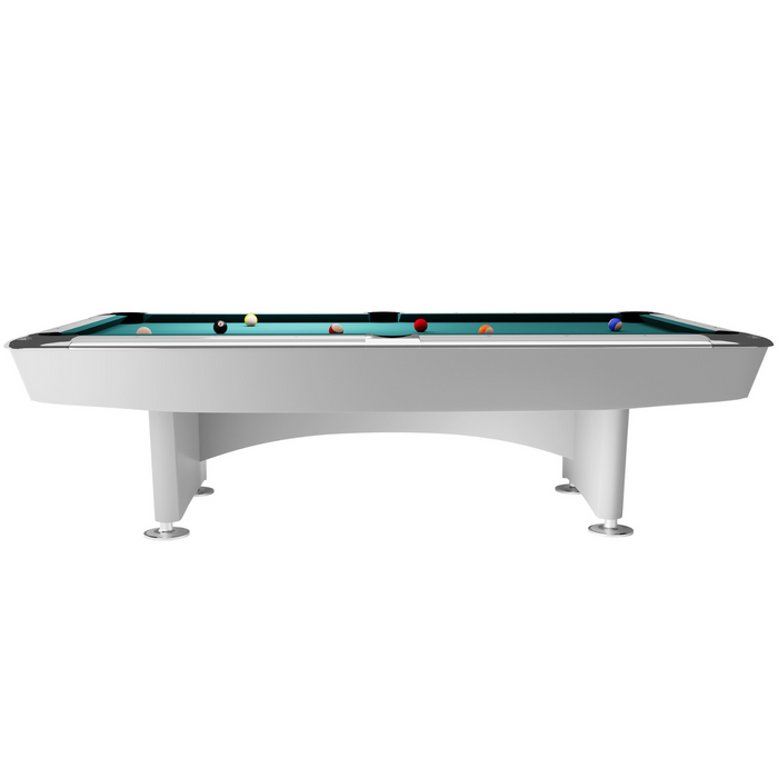 Dynamic II American Slate Bed Pool Table White - 7ft