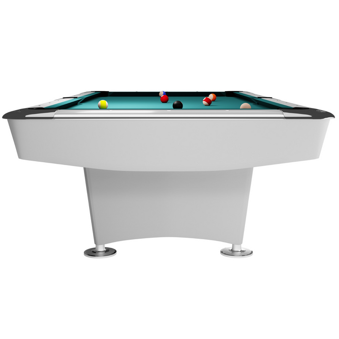 Dynamic II American Slate Bed Pool Table White - 7ft