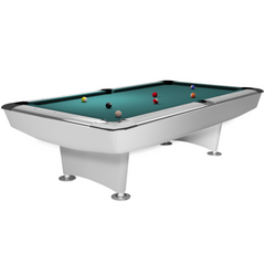 Dynamic II American Slate Bed Pool Table White - 7ft