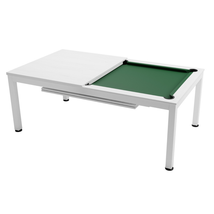 Dynamic Vancouver II American Slate Bed Pool Dining Table White - 7ft