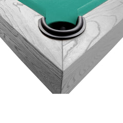 Dynamic Xray American Slate Bed Pool Table Grey Oak - 8ft