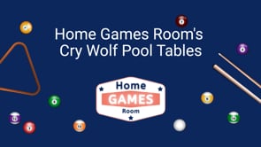 Cry Wolf Slate Bed Indoor Pool Table - Dark Walnut - 6ft & 7ft