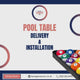 Cry Wolf Slate Bed Outdoor Pool Table - Midnight Blue